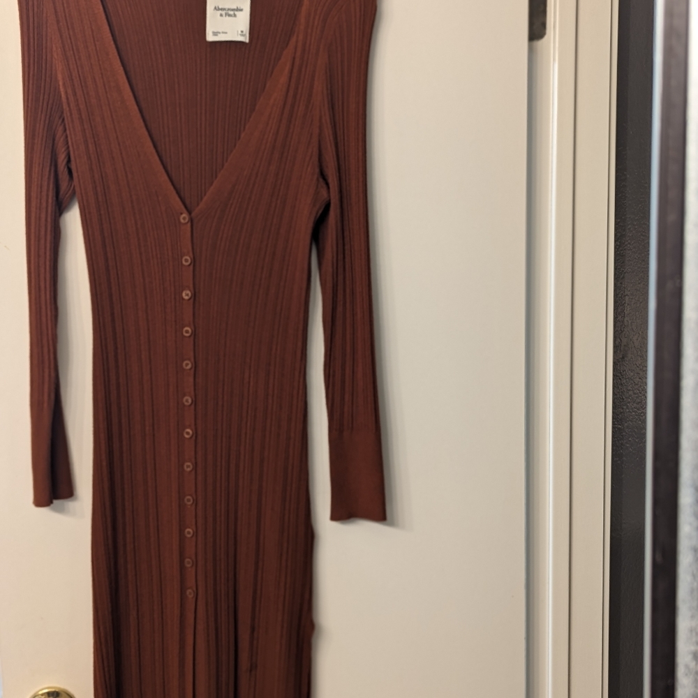 Abercrombie & Fitch Maxi button down dress